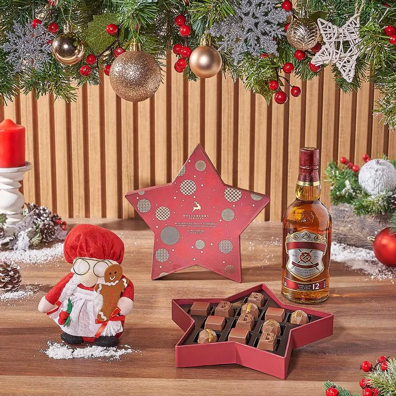 Hollyberry Christmas Liquor Set