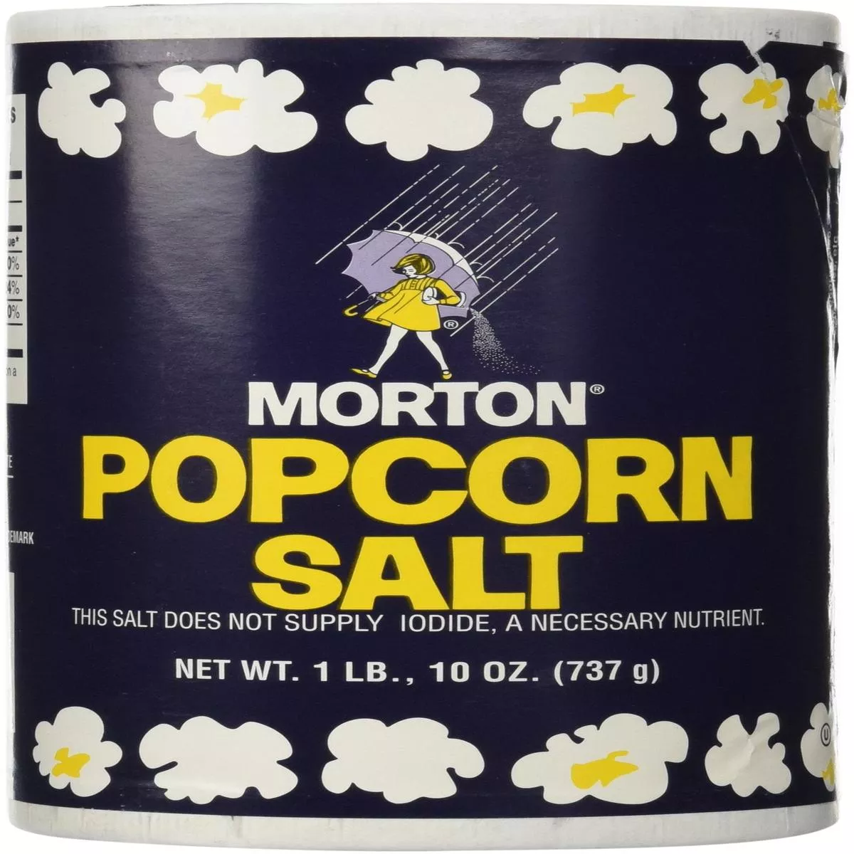 Morton Popcorn Salt for Green Salad, Corn on the Cob, French Fries – 1Lb 10oz (1.62 Pound, Pack of 1)