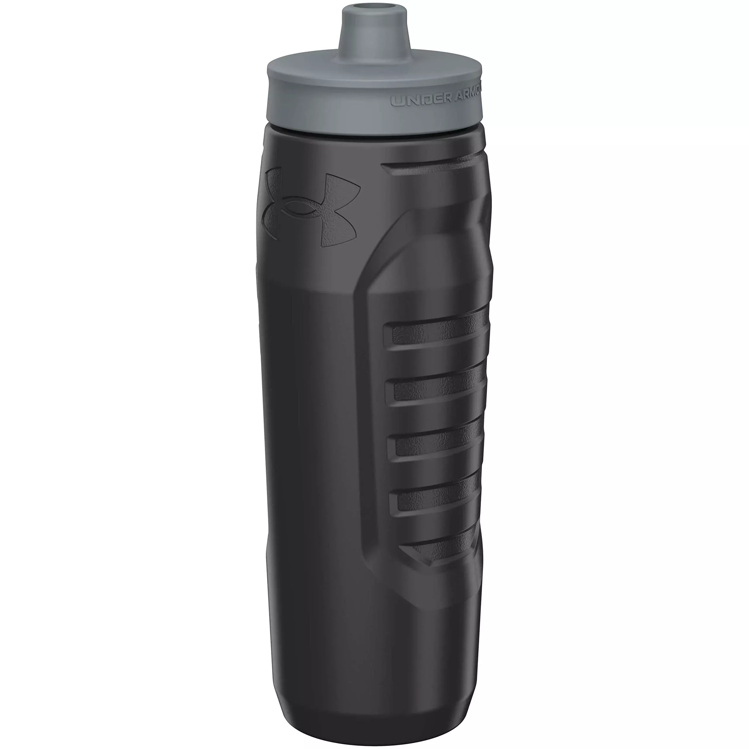 Under Armour Sideline Squeeze Water Bottle, Designed With Quick-Shot Lid, Quick & Easy Hydration, 32 Oz